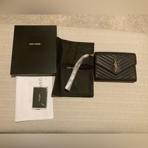 YSL Monogram Clutch